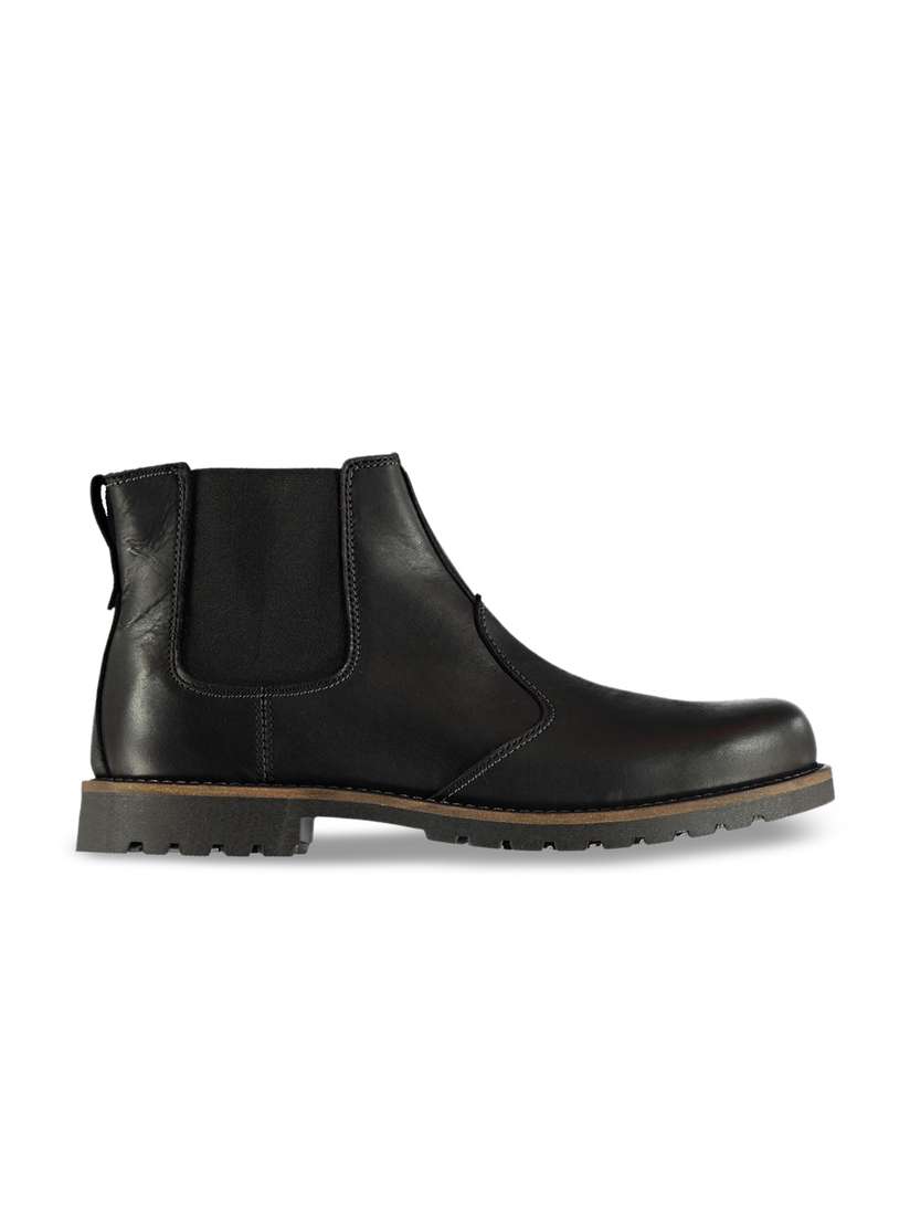 Shoe Firetrap Black Boots Firetrap Mens Sukra Leather Boots Hotsell