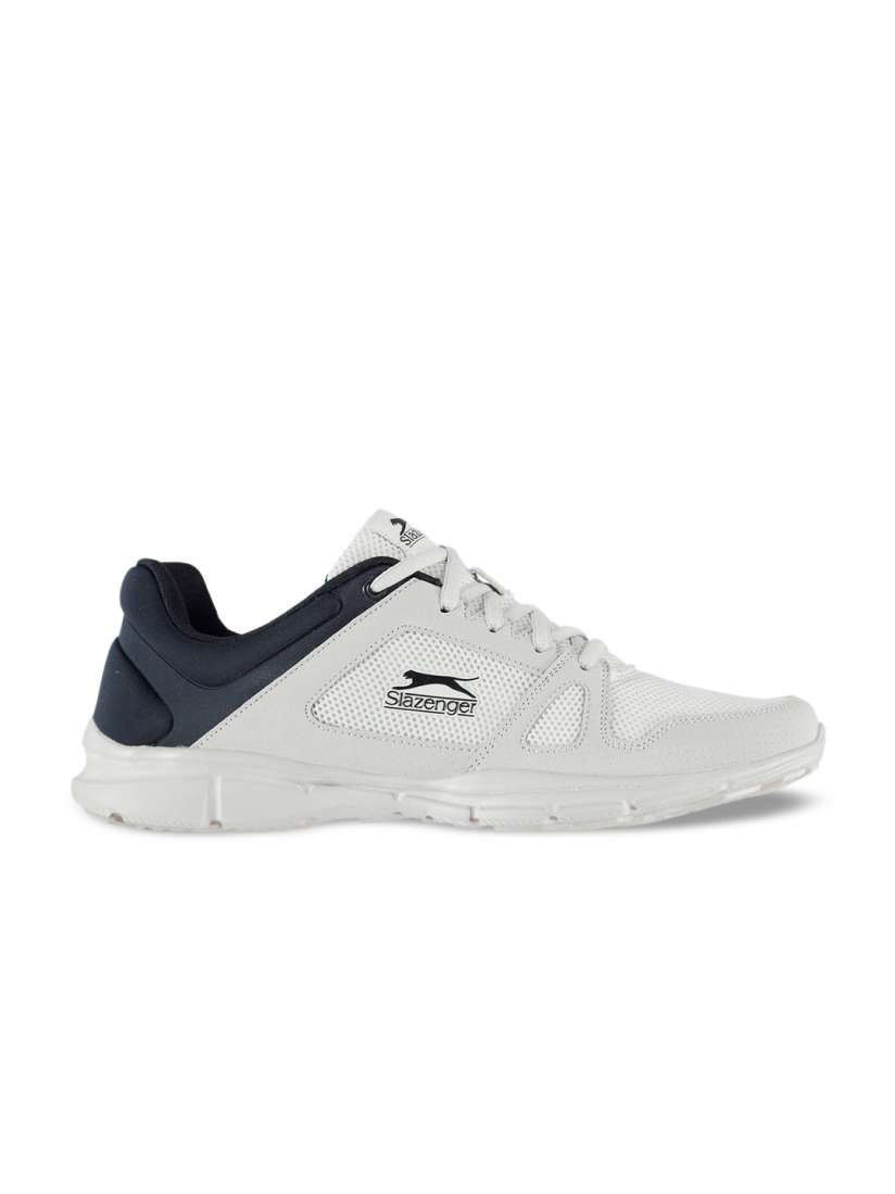 Buy Slazenger Men White Navy Blue Force Mesh Running Shoes Sports Shoes for Men 8026299 Myntra