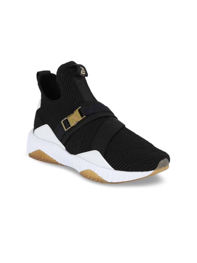 Buy Puma Defy Mid Varsity Wn Women Black Running Shoes Sports Shoes for Women 8191621 Myntra