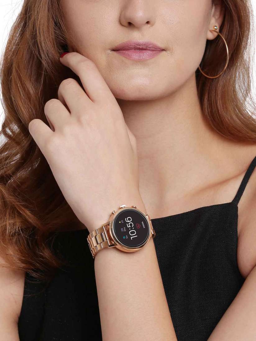 Fossil gen 4 venture hr rose gold online