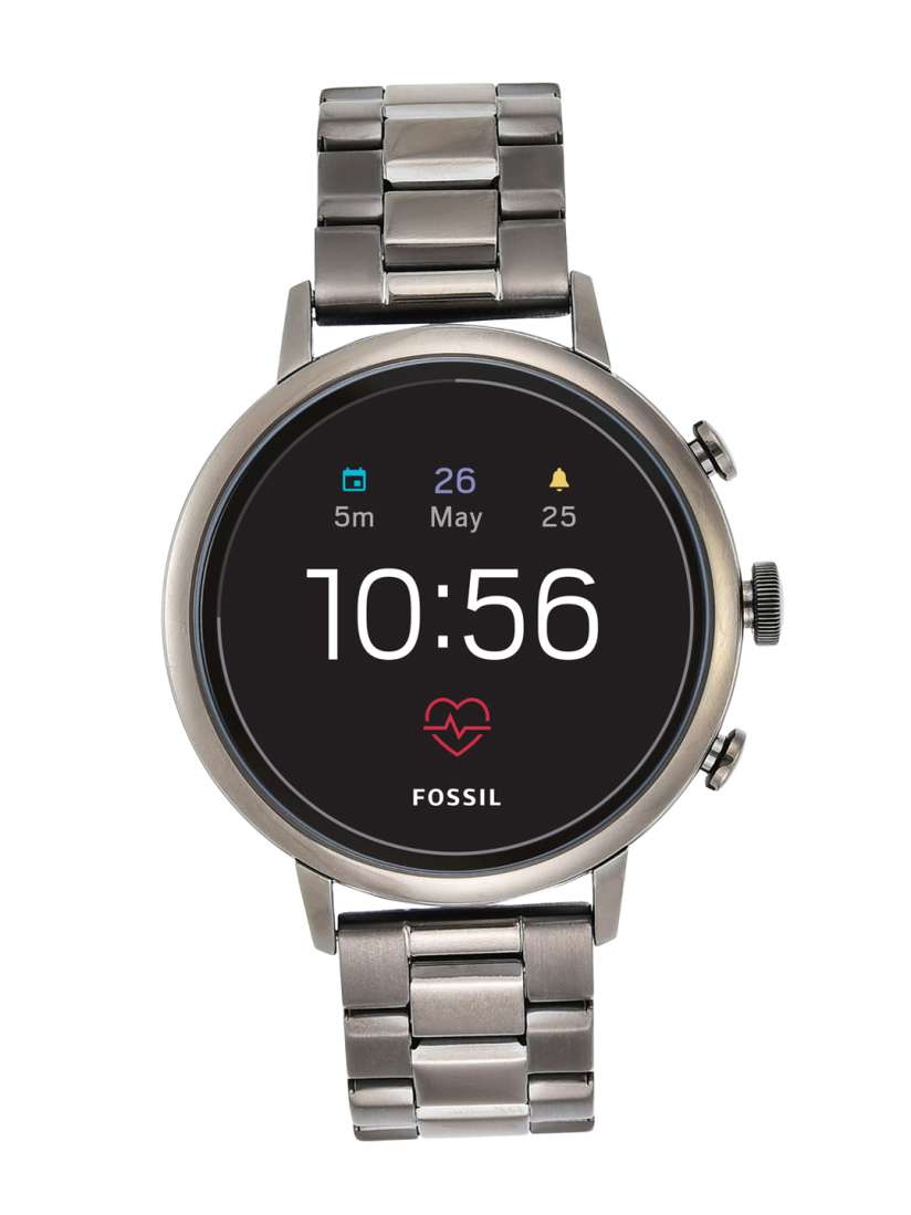 Buy Fossil Q Venture HR Gunmetal Smart Watch FTW6019 Smart Watches for Women 8299389 Myntra