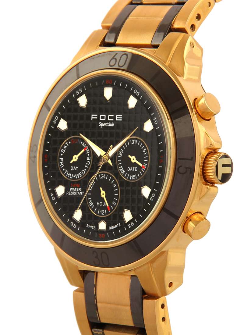 Buy FOCE Men Black Analogue Watch F946GGM Watches for Men 8089825 Myntra
