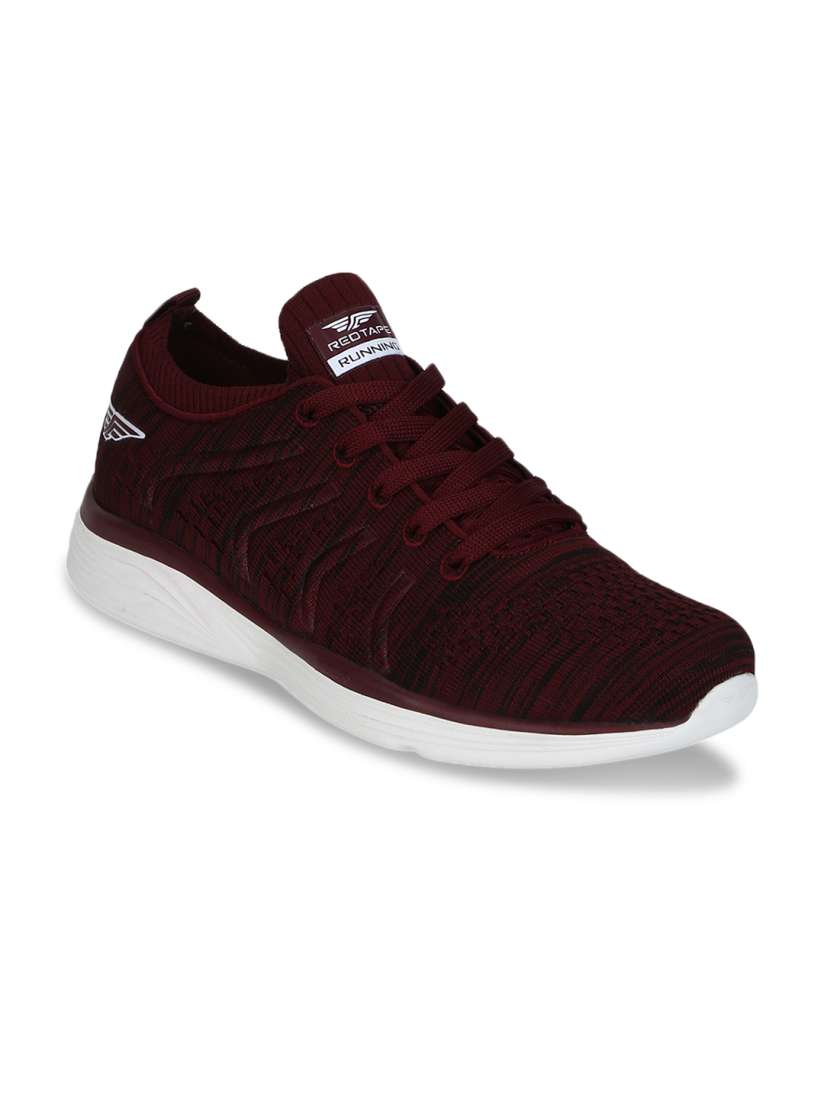 Buy Red Tape Men Maroon Textile Running Shoes Sports Shoes for Men 8125831 Myntra