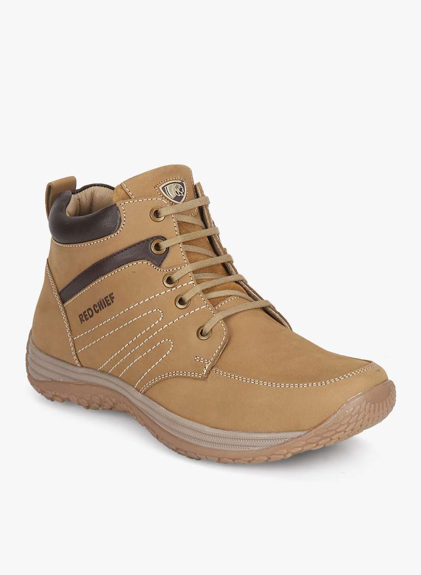 Buy Red Chief Men Tan Solid Leather Mid Top Sneakers Casual Shoes for Men 7174298 Myntra