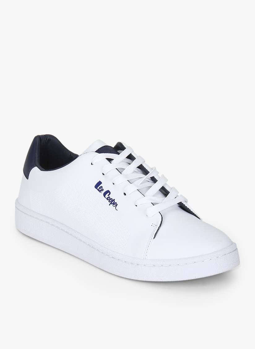 Lee cooper white casual shoes on sale