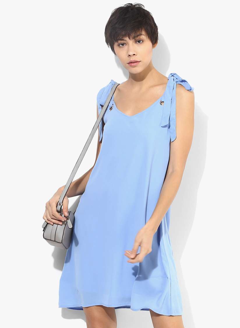 Pantaloons blue dress new arrivals