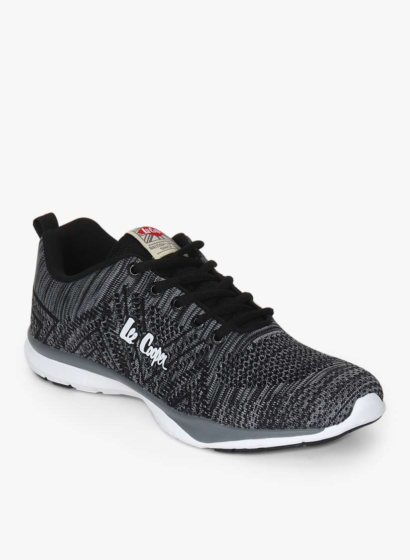 Buy Lee Cooper Men Grey Black Running Shoes Sports Shoes for Men 7441955 Myntra
