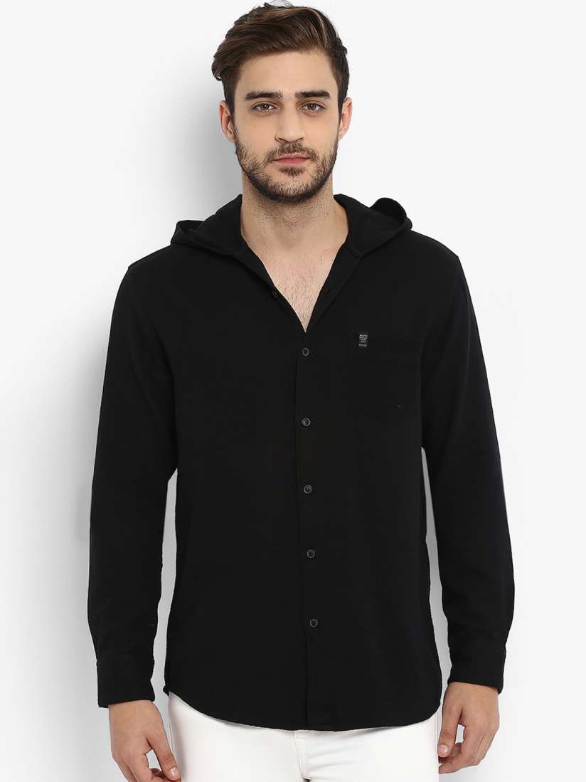Mufti hooded shirts new arrivals