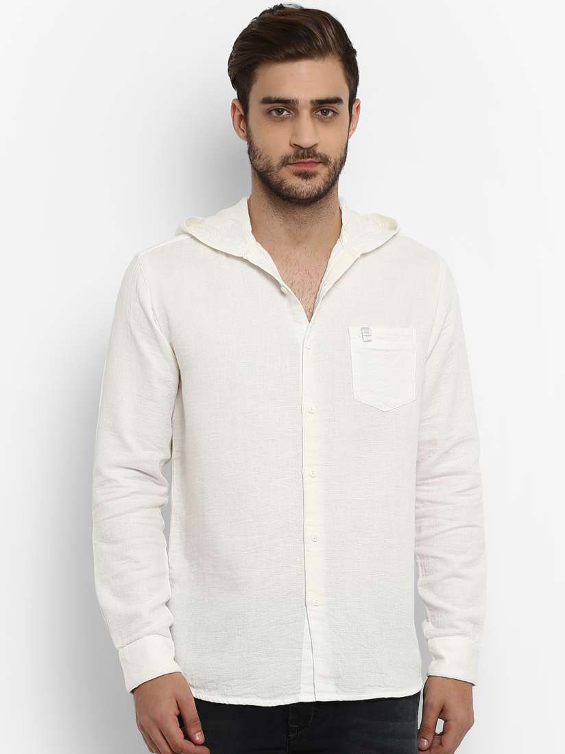 Mens white slim fit hoodie 2025