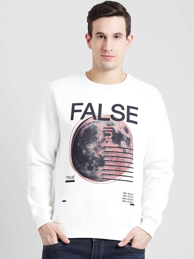 Buy COBB Men White Printed Sweatshirt Sweatshirts for Men 8554391 Myntra