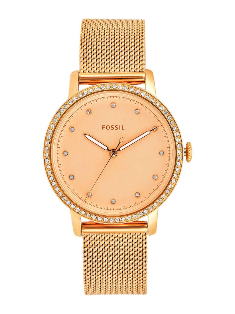 Buy Fossil Women Rose Gold Analogue Watch ES4365 Watches for Women 8525489 Myntra