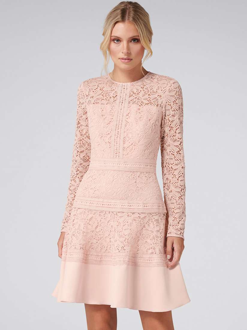 Buy Forever New Women Pink Lace Fit and Flare Dress Dresses for Women 8581763 Myntra