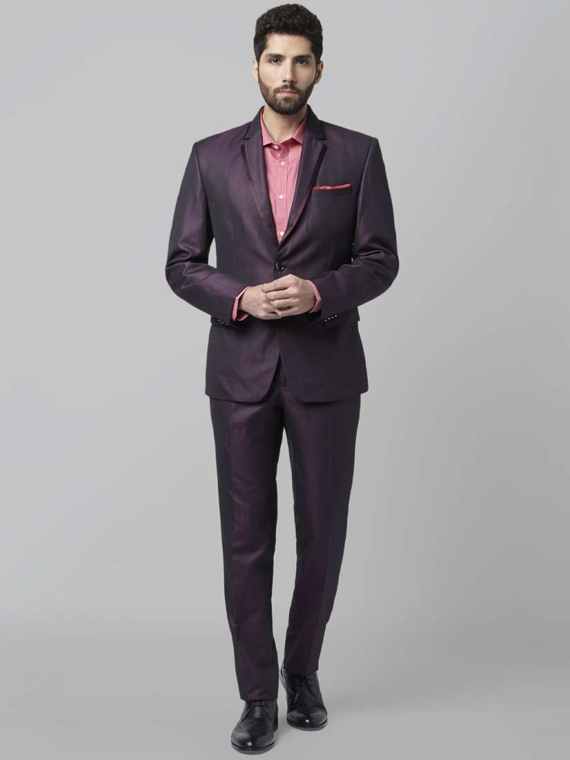 Buy Park Avenue Men Maroon Suit Suits for Men 8395811 Myntra