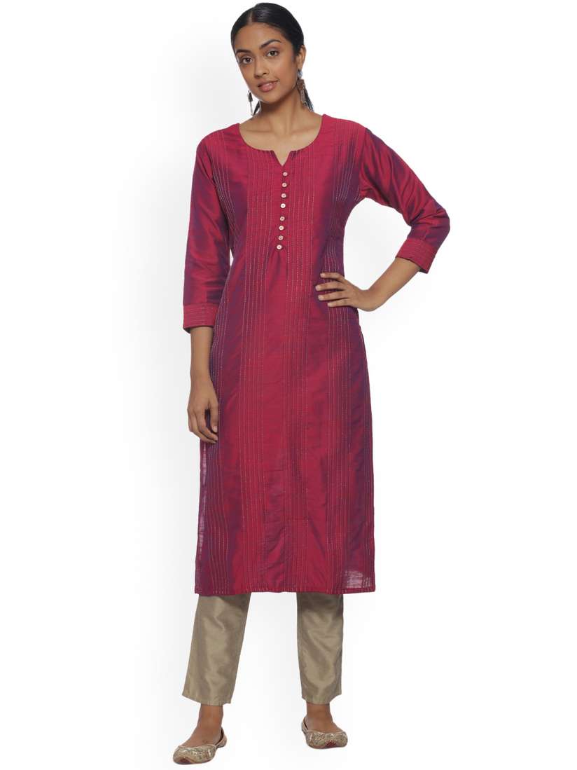 Kurta Sets Soch Kurtis Collection 2019 Buy Soch Pink Cotton