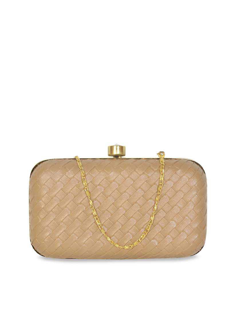 Buy Diwaah Beige Textured Clutch Clutches for Women 10794286 Myntra