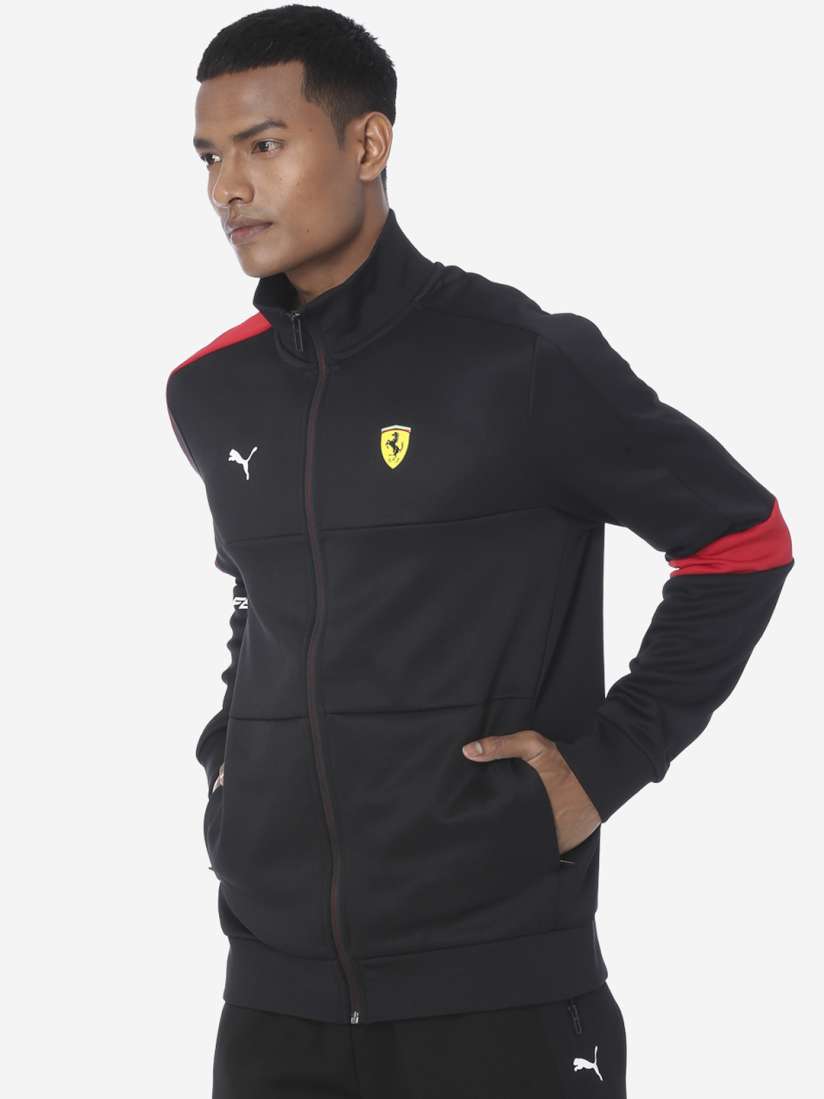 Buy PUMA Motorsport Men Black Solid SF T7 Track Jacket Jackets for Men 10803986 Myntra