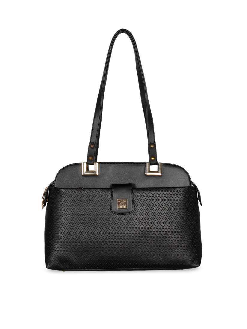 Buy ESBEDA Black Checked Shoulder Bag Handbags for Women 10817176 Myntra