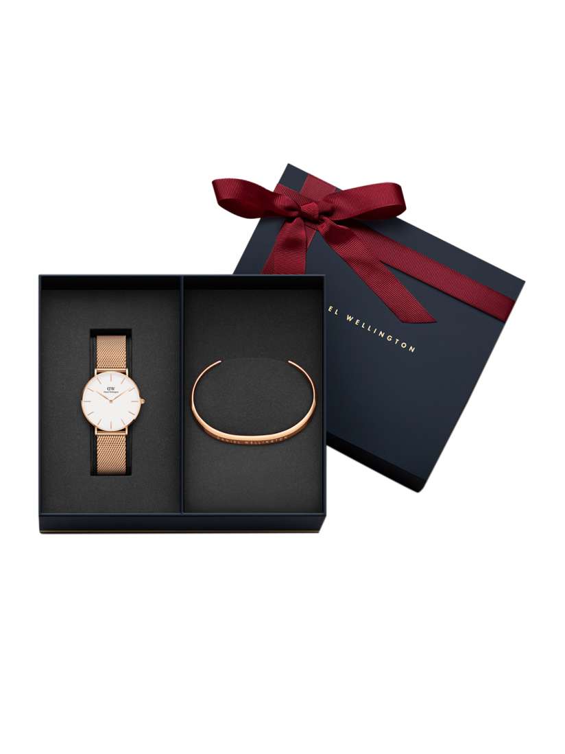 Buy Daniel Wellington Unisex Petite Melrose 36mm Rose Gold Bracelet Combo. Watch Gift Set DW00500526 Watch Gift Set for Unisex 10816852 Myntra