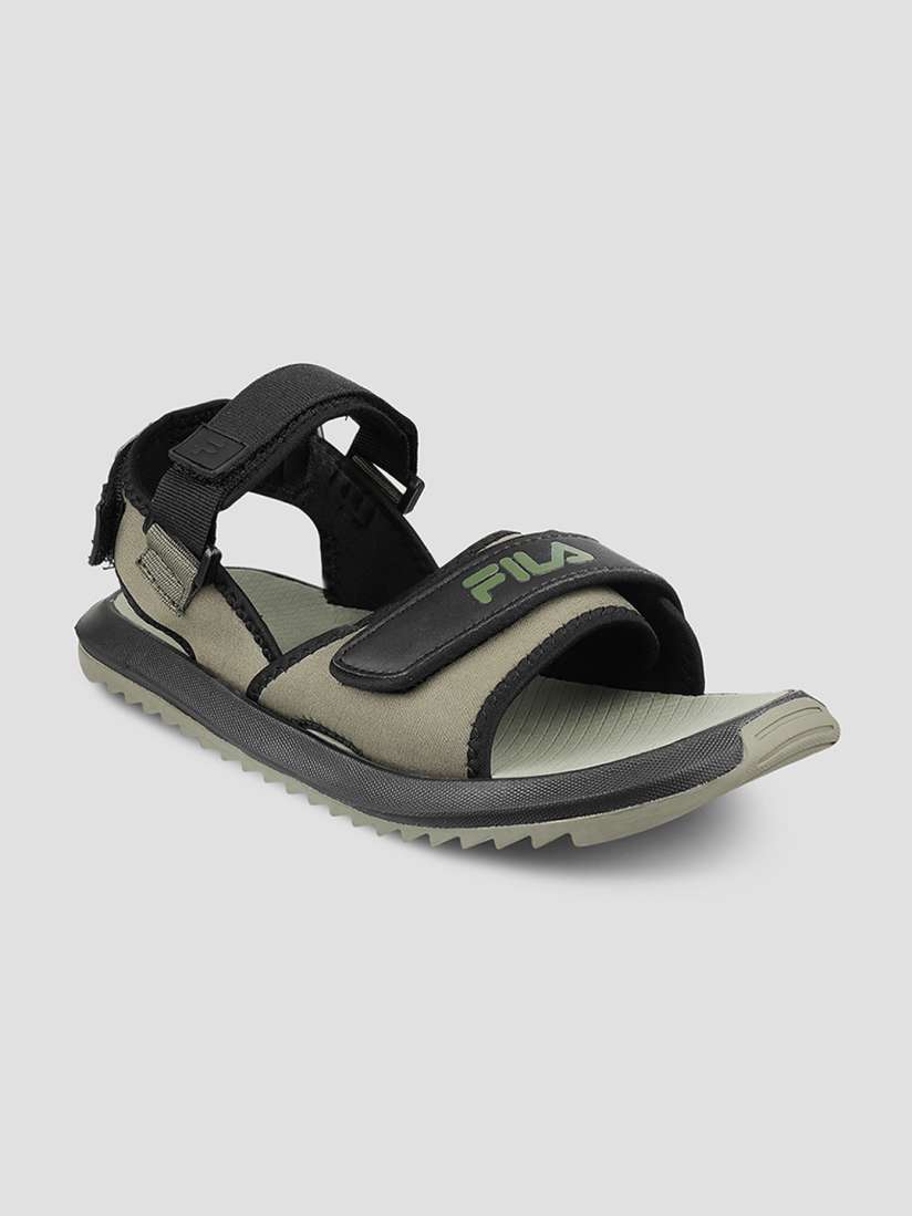 Fila sandals mens green online