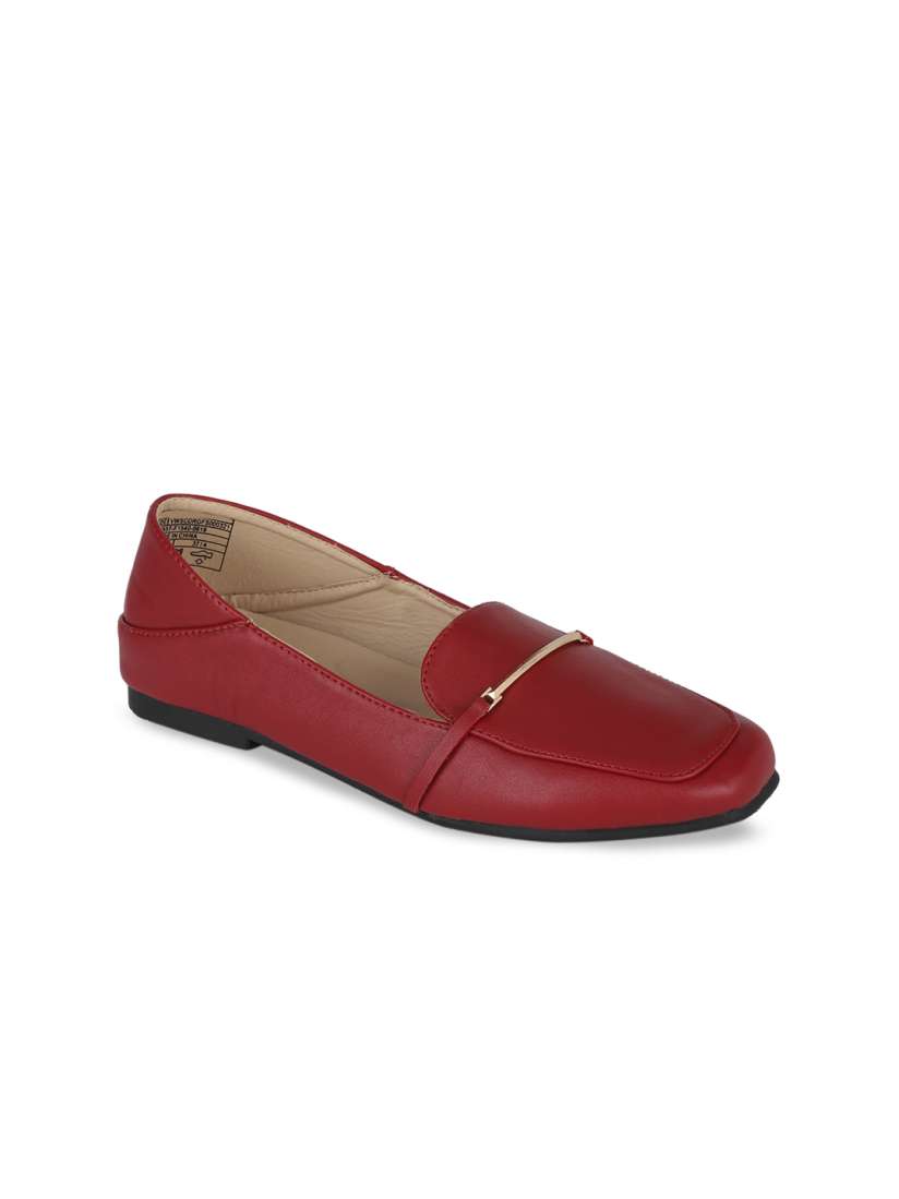 Buy Van Heusen Woman Red Loafers Casual Shoes for Women 10872242 Myntra