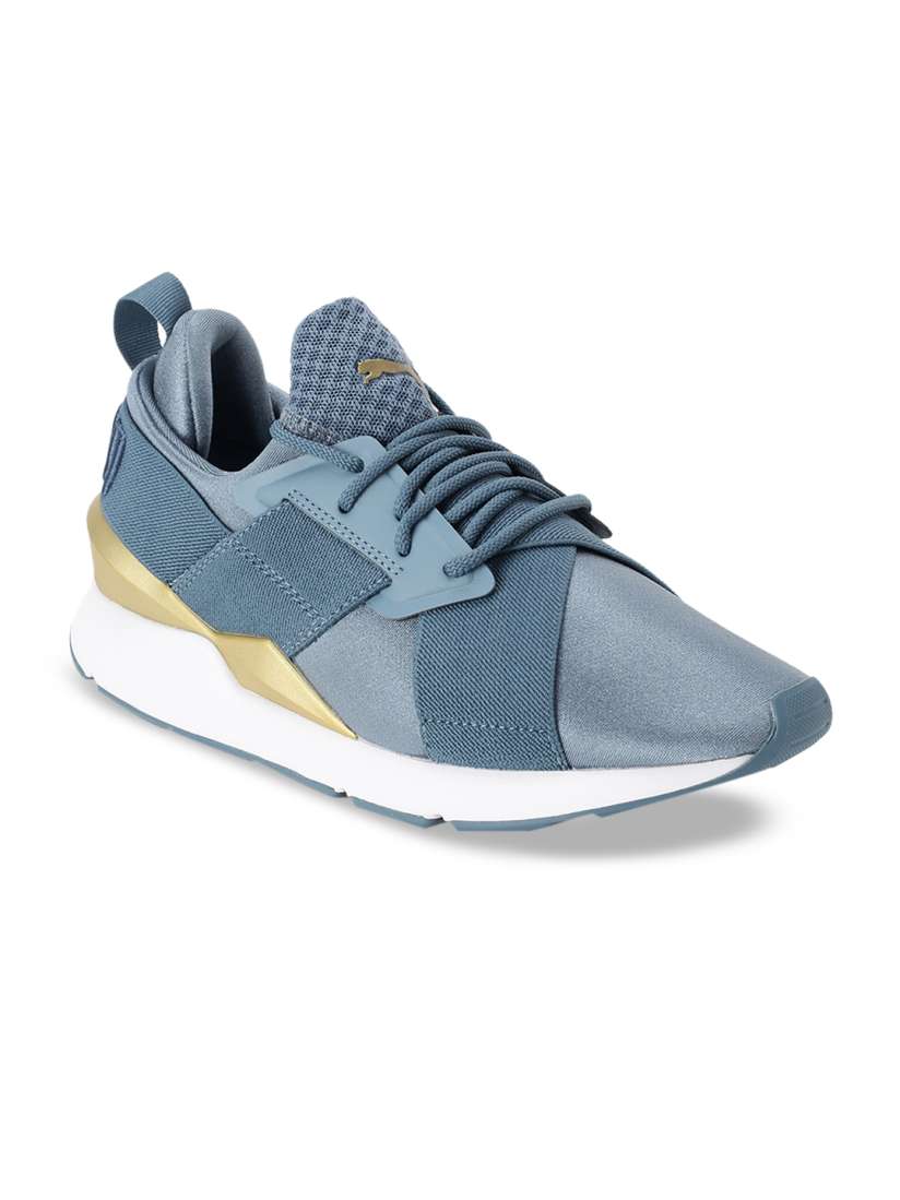 Buy Puma Women Blue Muse Satin EP Sneakers Casual Shoes for Women 10869852 Myntra