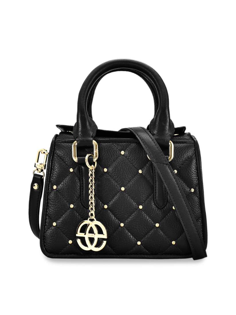 Black handbag myntra online