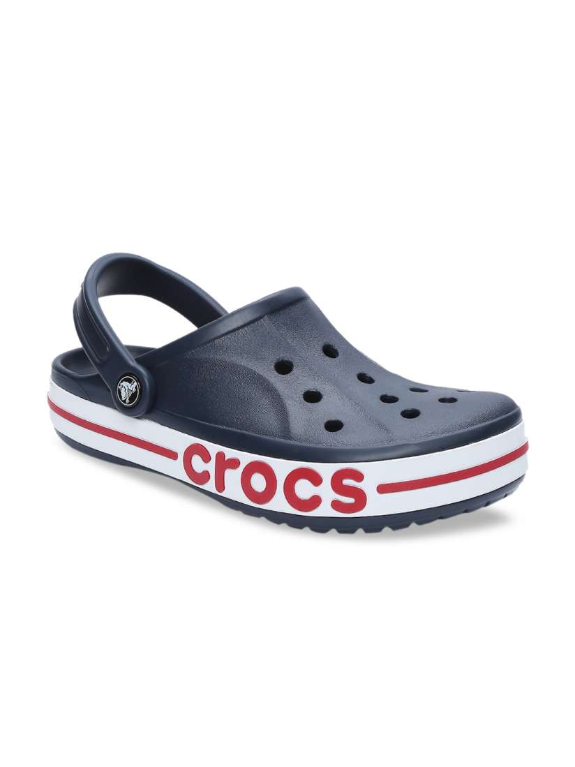 crocs men blue clogs