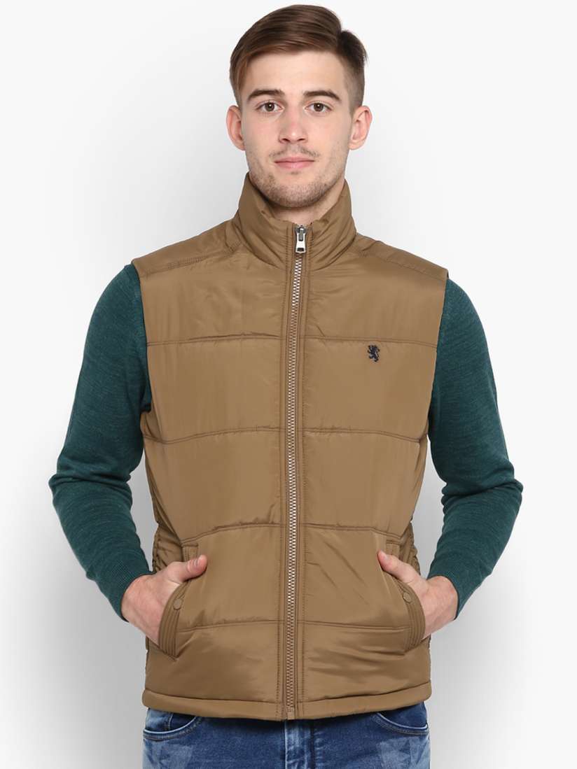 Buy Red Tape Men Khaki Solid Puffer Jacket Jackets for Men 10777322 Myntra