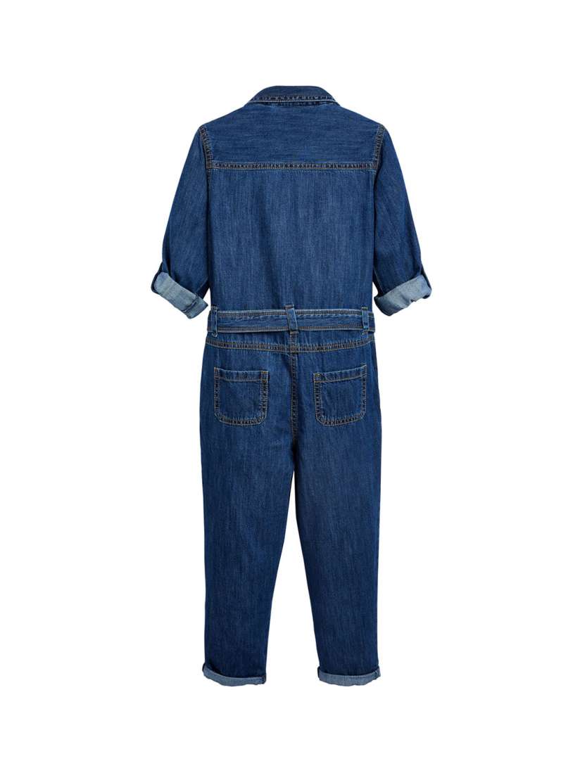 Next girls denim jumpsuit discount