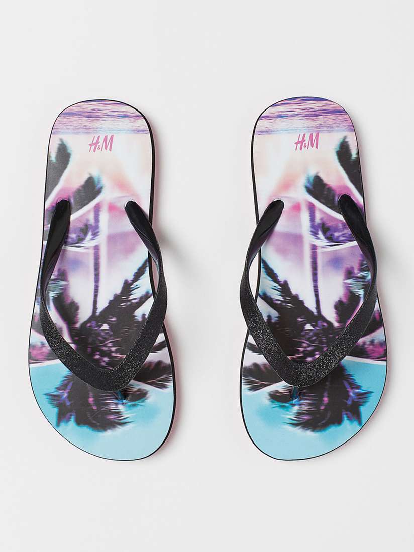 Myntra H And M Flip Flops Buy H&M Girls Pink Blue Flip-Flops Flip