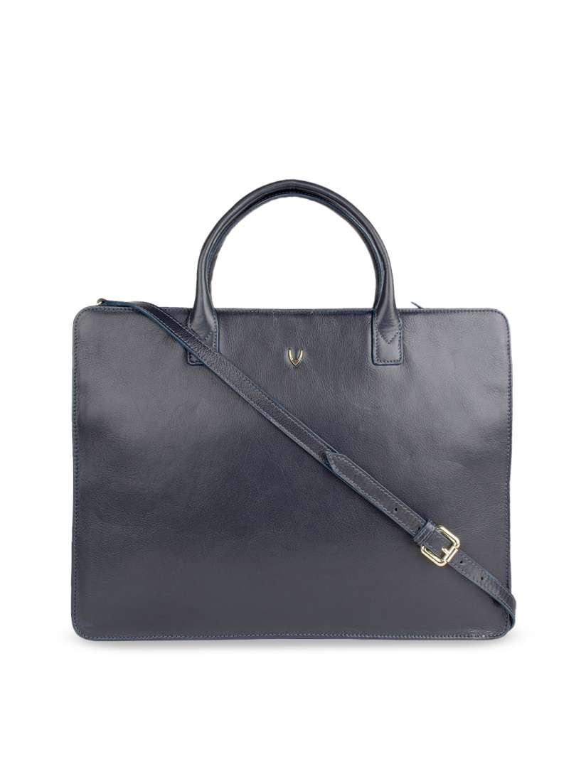Buy Hidesign Women Blue Solid Laptop Bag Laptop Bag for Women 10988214 Myntra