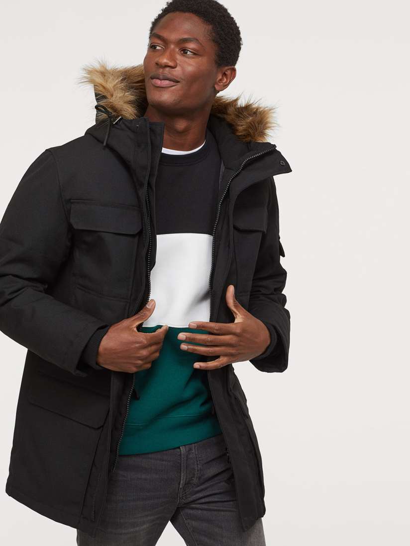 Parka coat mens h&m online