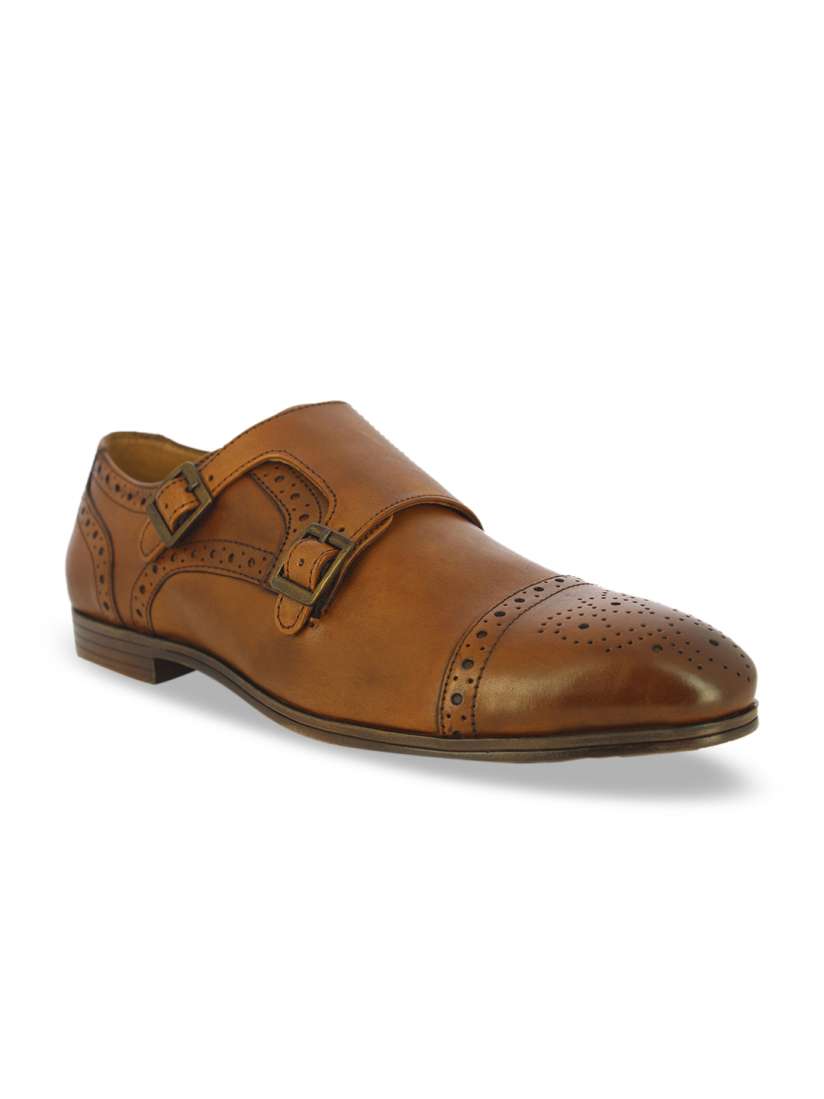 Buy Alberto Torresi Men Tan Brown Solid Formal Leather Monk Shoes Formal Shoes for Men 11009032 Myntra