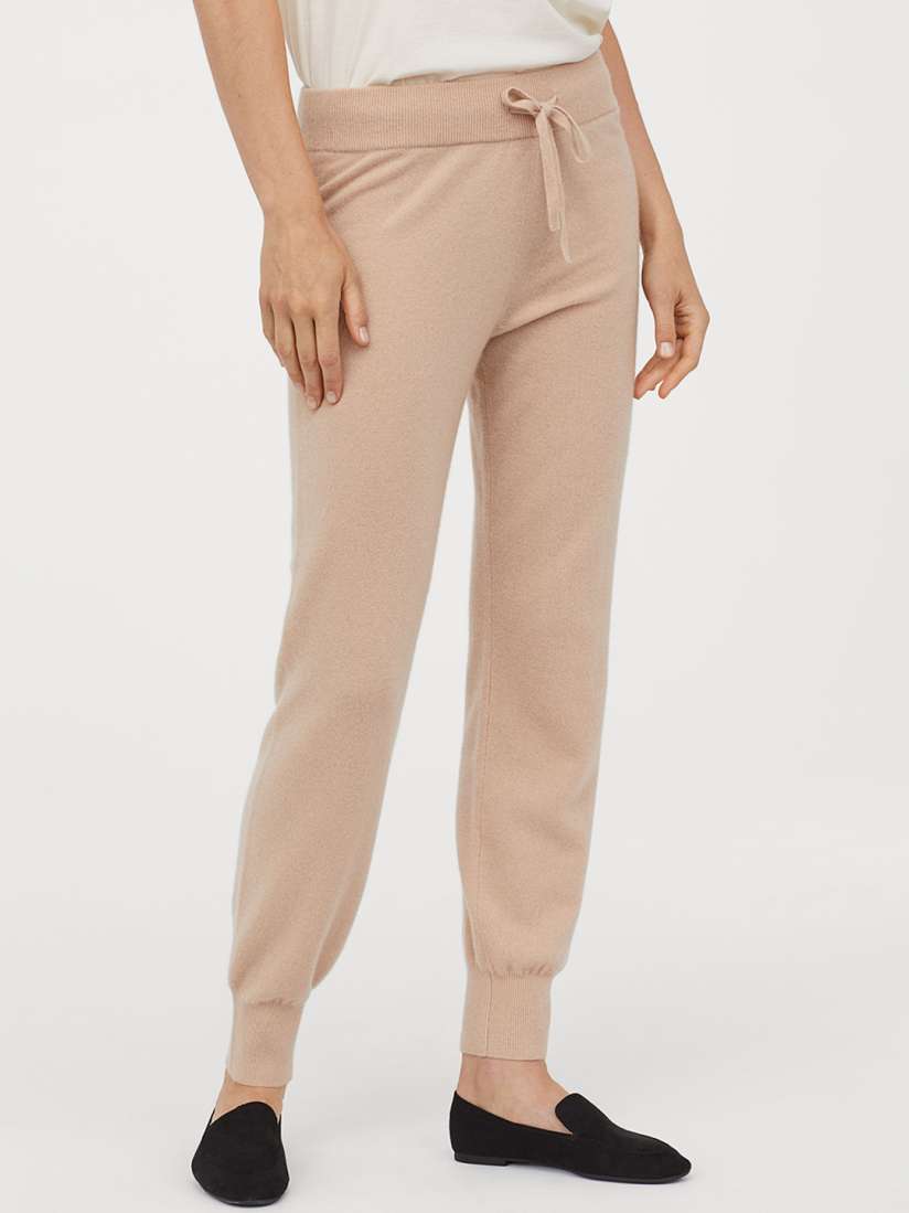 H&m cashmere joggers sales