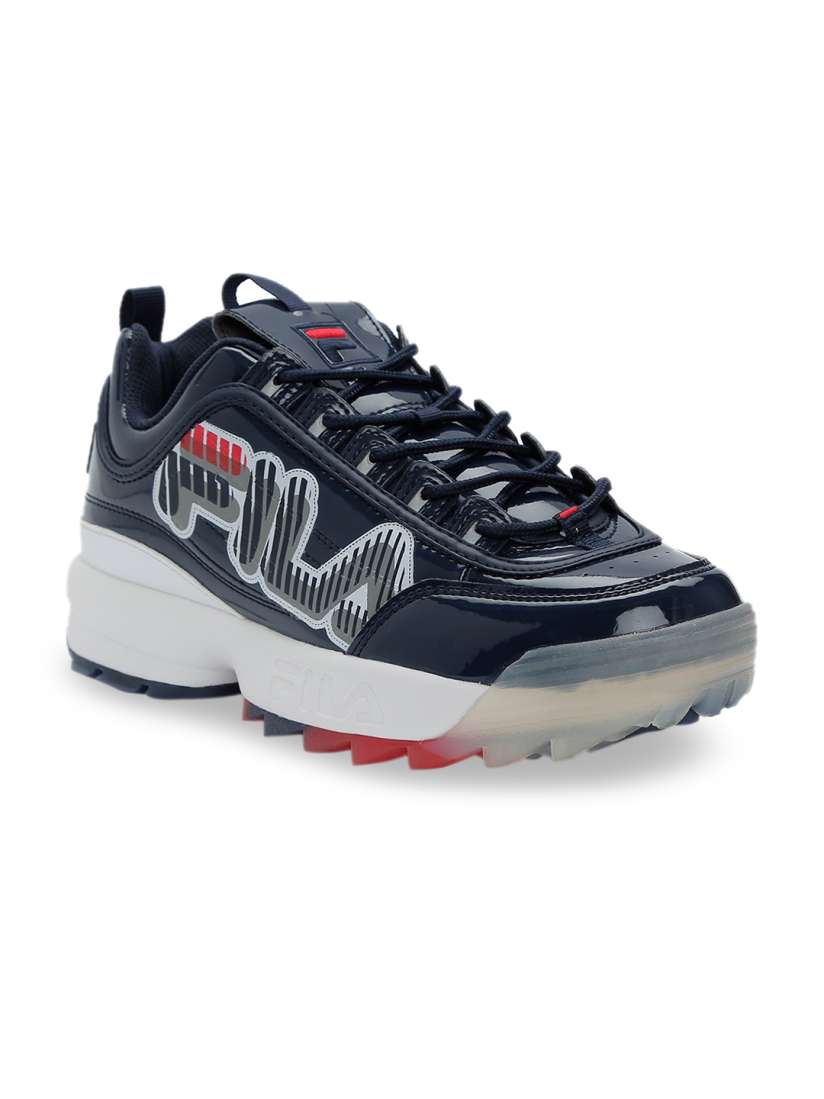 Buy FILA Men Blue Printed Disruptor II Sneakers Casual Shoes for Men 11021882 Myntra