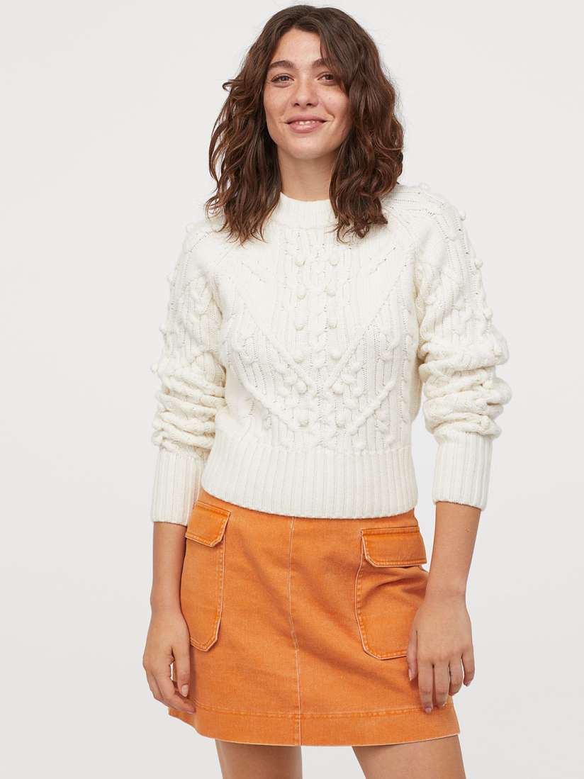 Mustard skirt h&m clearance