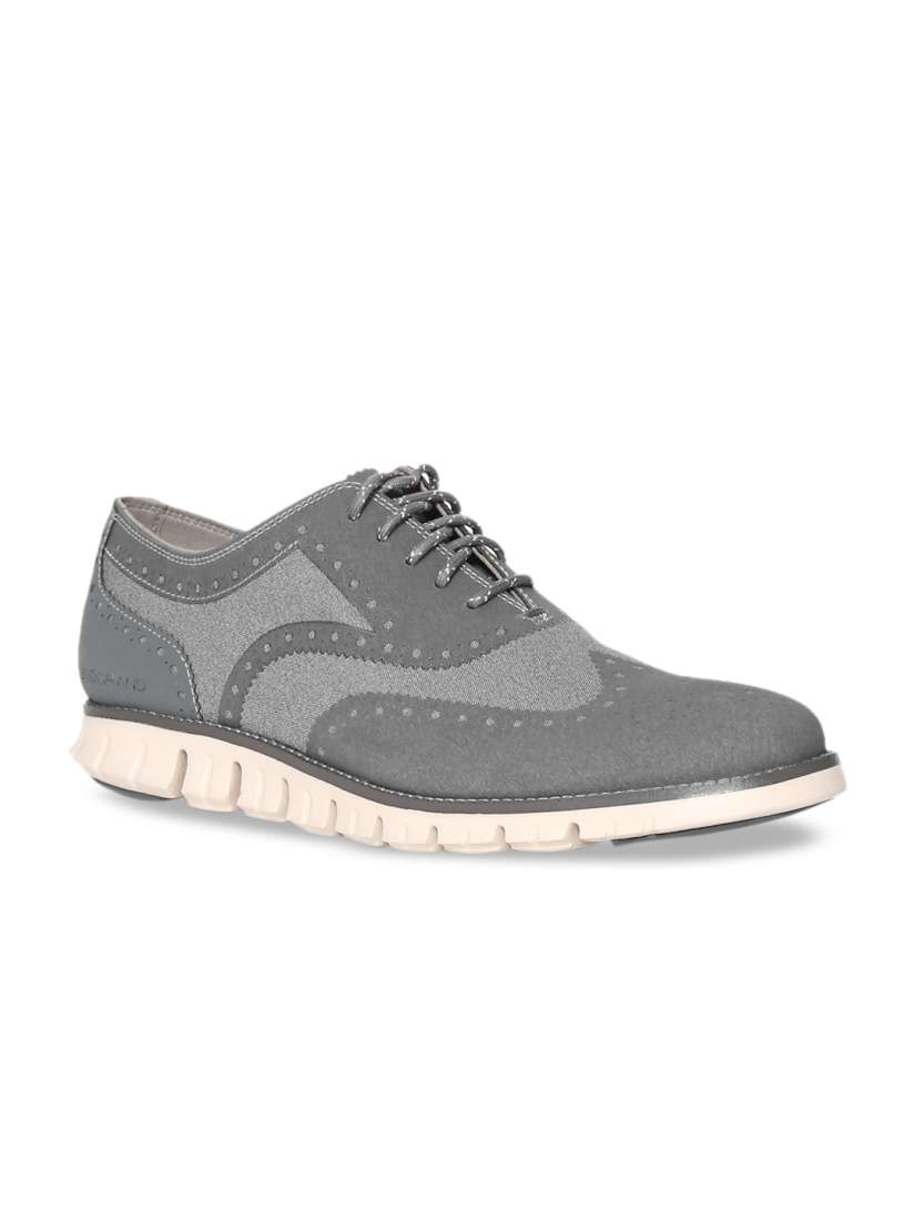 Buy Cole Haan Men Grey ZeroGrand No Stitch Oxford Sneakers Casual Shoes for Men 11052212 Myntra