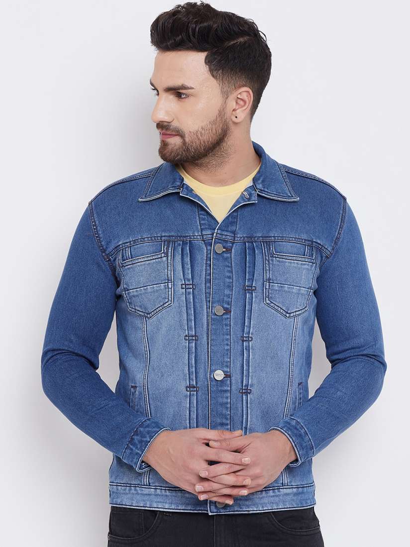 Krossstitch denim jacket top