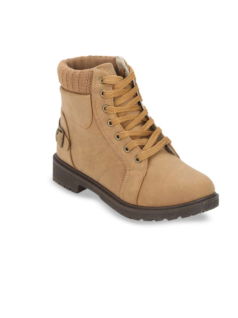 Truffle collection heeled hiker boots outlet