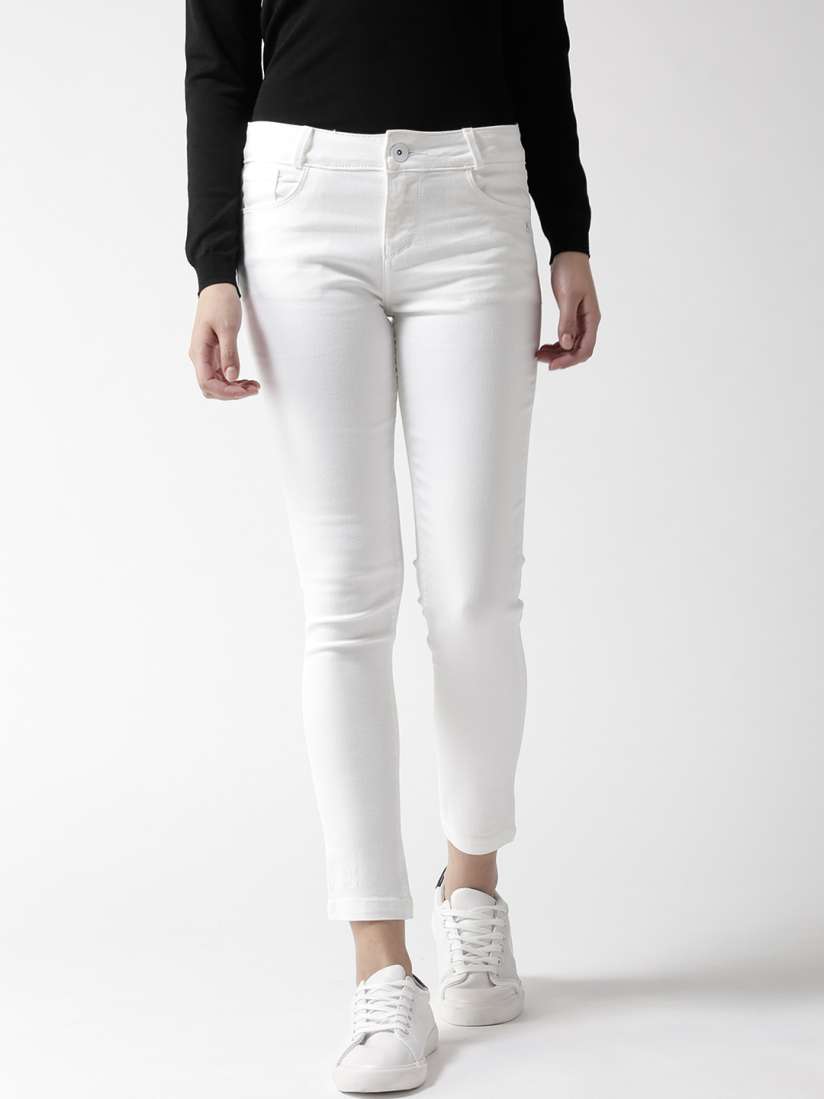 Myntra white jeans 2025