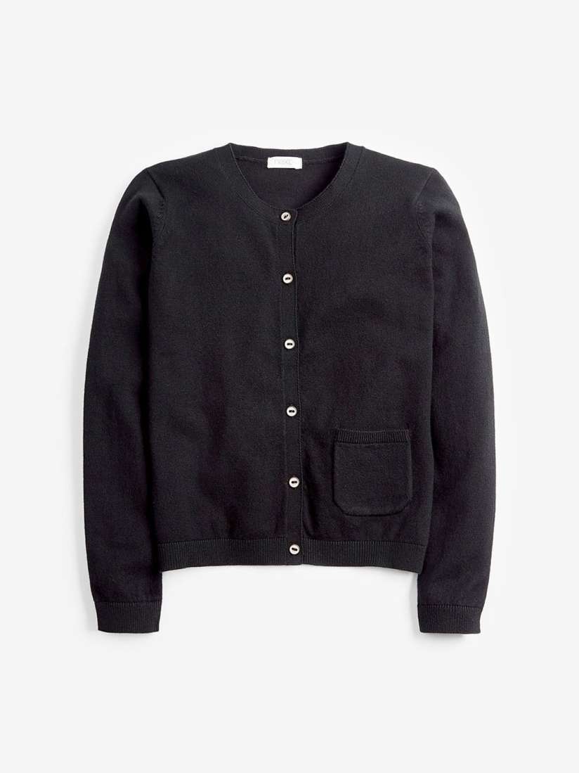 Buy next Girls Black Solid Cardigan Sweaters for Girls 10919158 Myntra