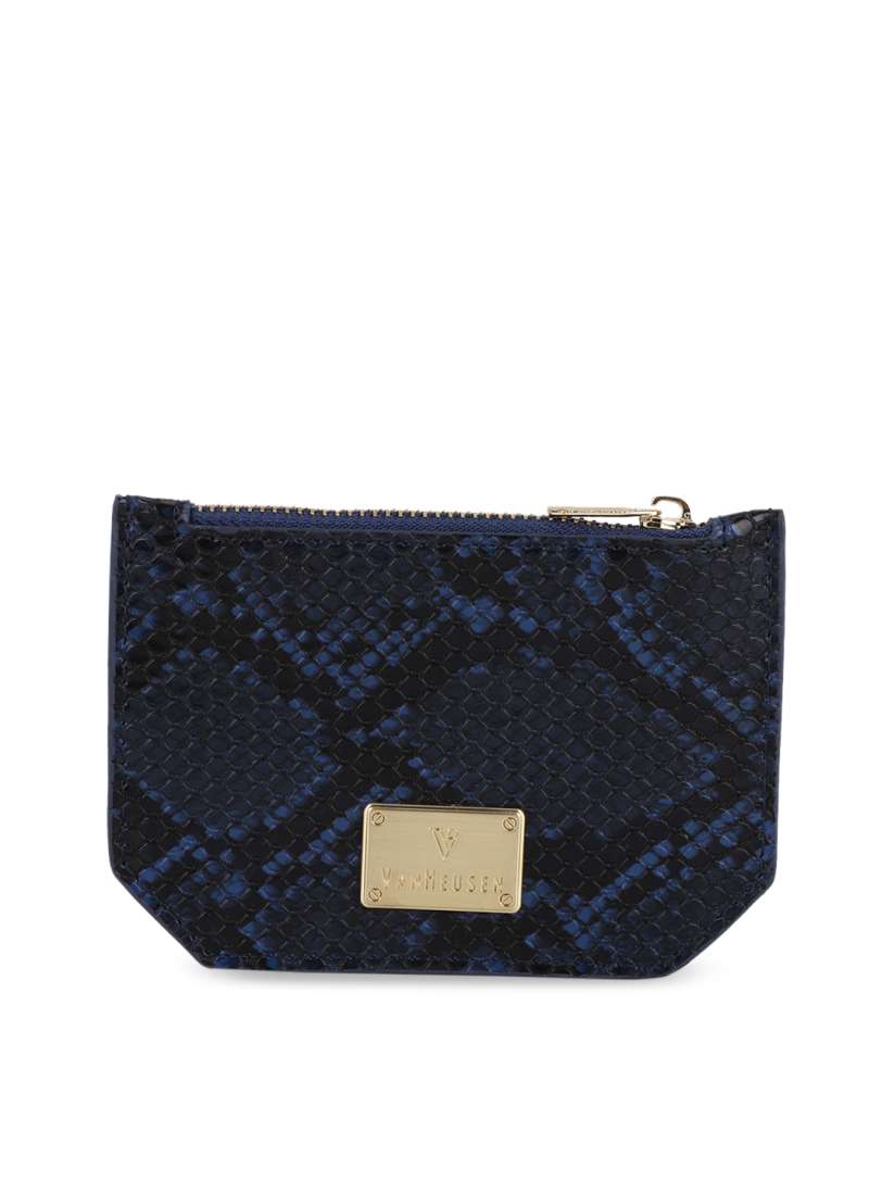 Buy Van Heusen Navy Blue Snakeskin Printed Clutch Clutches for Women 10948518 Myntra