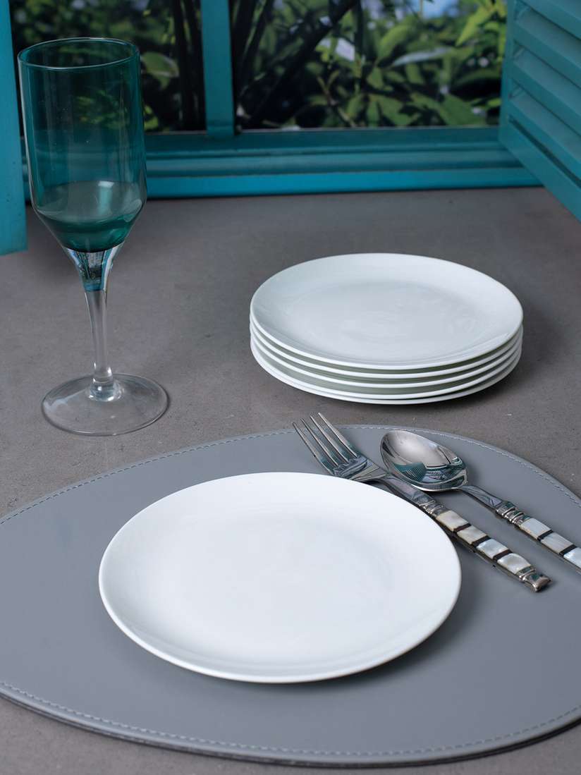 Sumeet Amazon Square Dinner Plates Plate Set Sumeet Stainless - Main Image