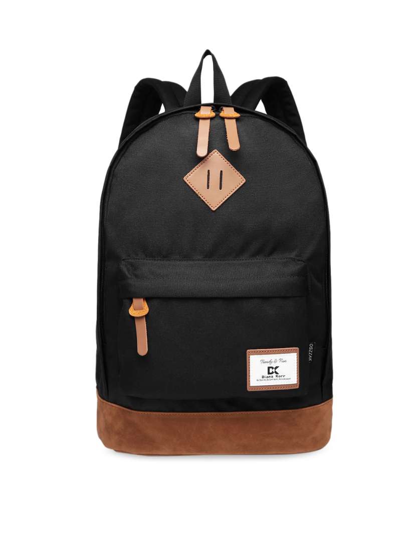 Buy Diana Korr Women Black Brown Solid Backpack Backpacks for Women 11162750 Myntra