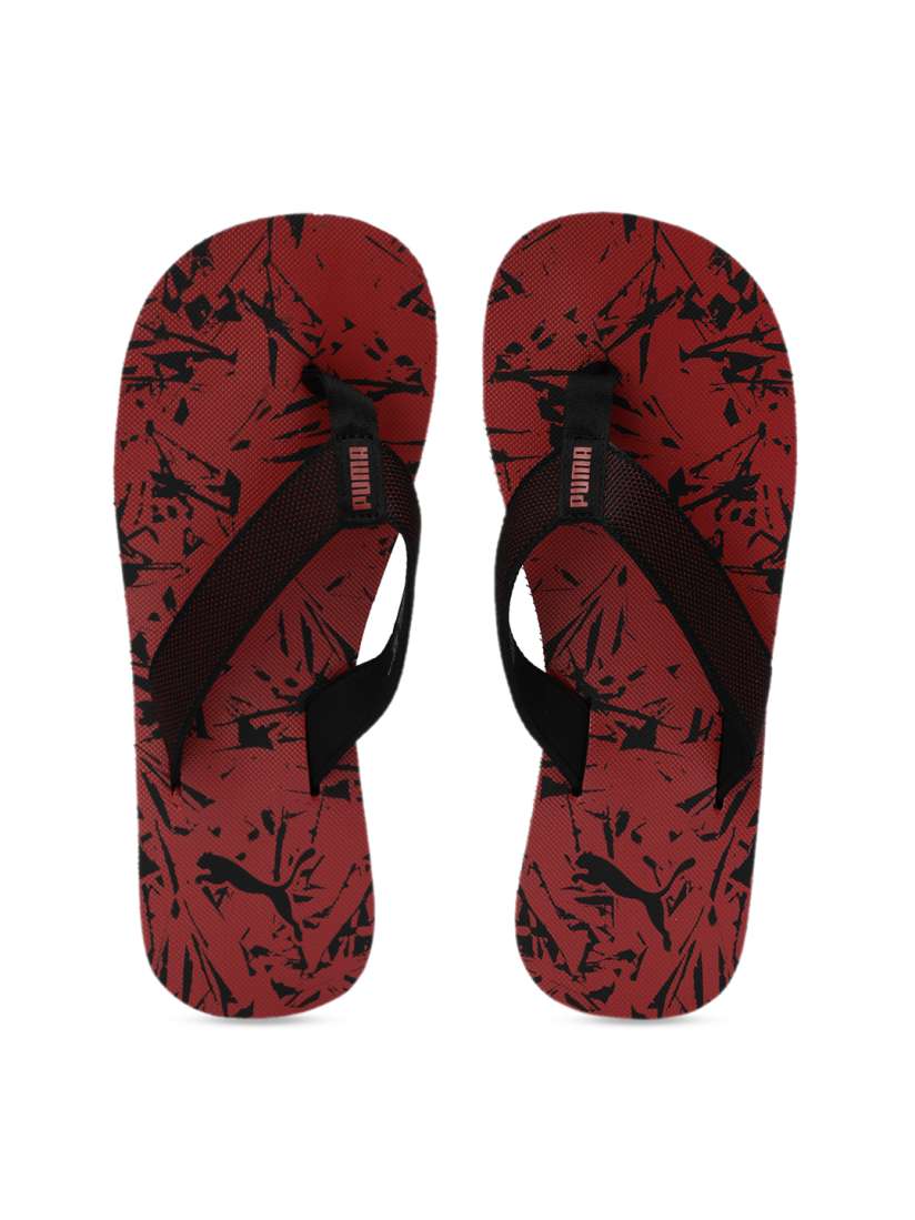 Buy Puma Unisex Red Black Camp GU 2 IDP Printed Thong Flip Flops Flip Flops for Unisex 11199028 Myntra