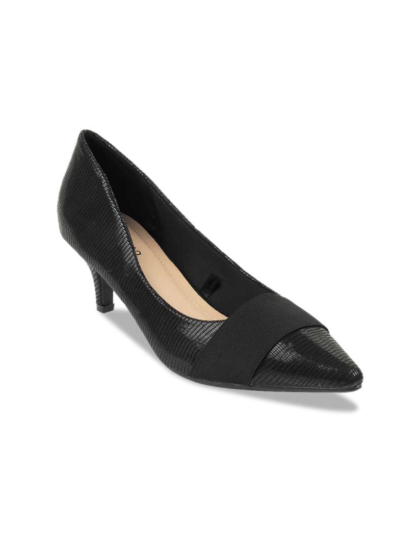Buy SOLE HEAD Women Black Solid Pumps Heels for Women 11109082 Myntra