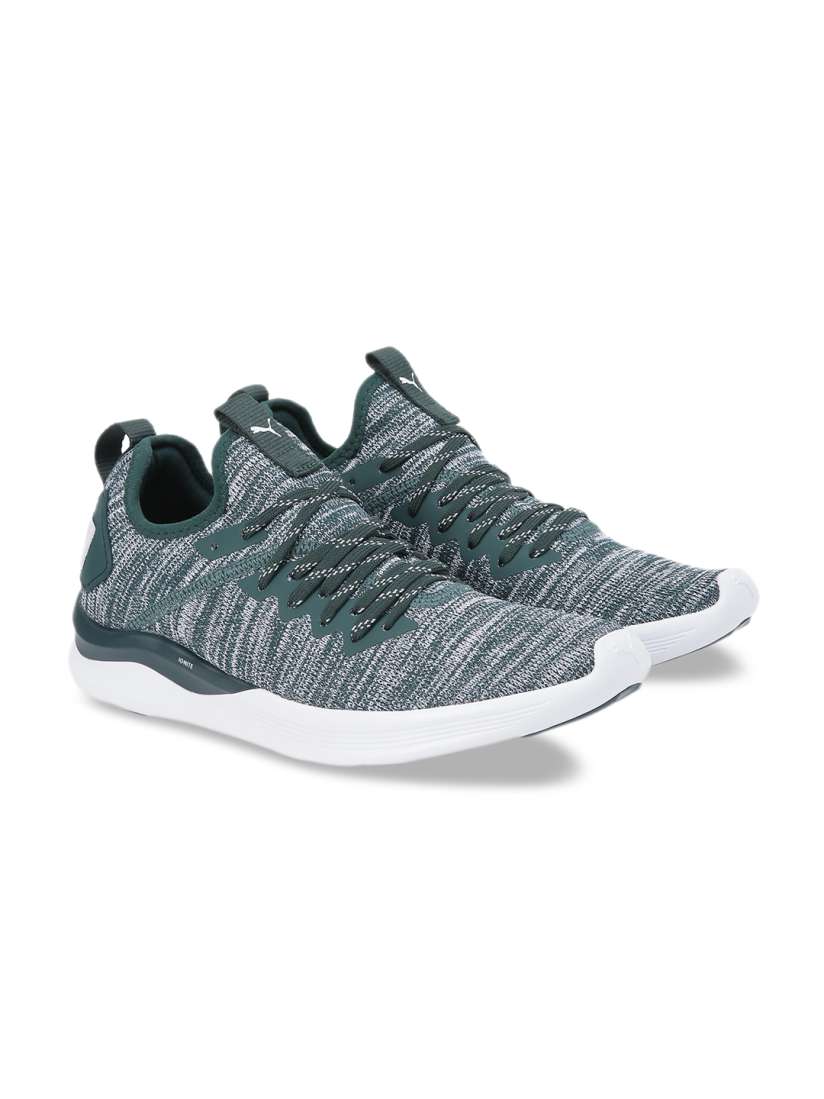 Buy Puma Women Green Textile IGNITE Flash evoKNIT Running Shoes Sports Shoes for Women 11203188 Myntra