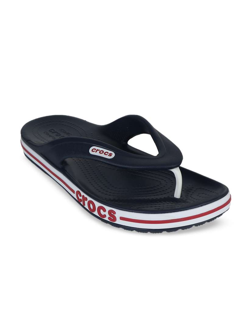 Buy Crocs Men Navy Blue Solid Thong Flip Flops Flip Flops for Men 11215378 Myntra
