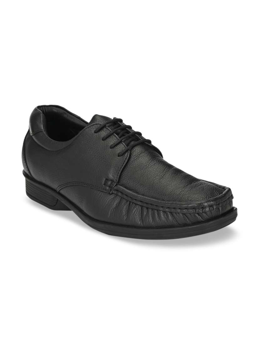 Buy Delize Men Black Textured Formal Genuine Leather Derbys Formal Shoes for Men 11241322 Myntra