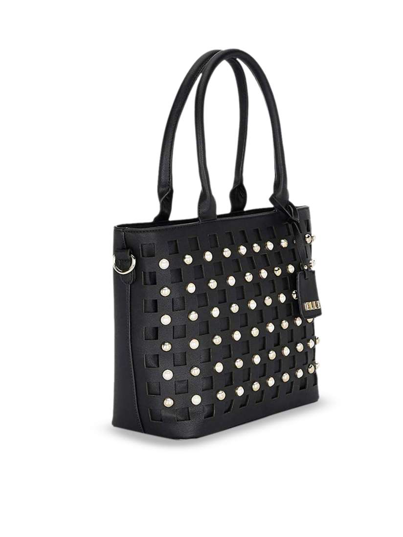 Buy ELLE Black Embellished Handheld Bag Handbags for Women 11122608 Myntra
